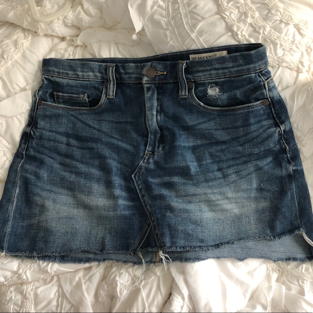 BLANKNYC denim mini skirt